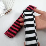 2024 Women Harajuku Cotton Scarves Y2k Black Grey Stripe Long Scarves 180cm Thin Long Decorative Neckerchief Fashion Streetwear - Image 37