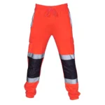 Men Trousers Reflective Overalls Multi-pocket Training Sports Trousers Men Road Work High Visibility Overalls Work Casual Pants - Image 8