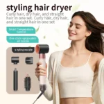 Cold Hot Hair Dryer HS05 Hair Straightening  and Curling Styling Tool HS01 Multi-functional Negative Ion Dryer HS08 Curling Iron - Image 4