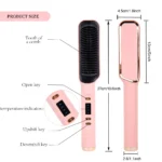 Hair Straightener Brush Electric Hot Comb Hair Straightener Hair Brushes Comb Hot Heating Comb Multifunction Hair Straightener - Image 3