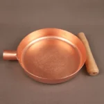 Copper Frying Pan Fast Heat Transfer 2mm Thickened Non-stick Pan   Induction Compatible 100% Hand Forged Pure Copper Cooking Pot - Image 4