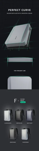 Mark Ryden ABS Customised Laptop Bags Password Lock Anti-theft Outdoor Travel Cycling Motorcycle Bags - Image 14