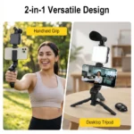 Smartphone Vlogging Kit Led Video Light Camera Rechargeable Fill Lights Portable Photography Lighting For Live Stream Video - Image 13