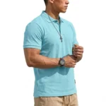 Summer Men's T-shirts Short Sleeve Loose Polo Shirts Casual Hikking Shirt Lightweight T Shirt for Work Athletic Clothes of Man - Image 17
