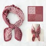 New Style Silk Scarves for Women – Luxury Silk Square Scarves, Designer-Style Silk Headscarves - Image 3