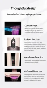 New Pro Hair Straightener has Wet/Dry Hair Mode for Straighten Hair, Constant Temperature Heat-up Drying and Straighten Hair - Image 21