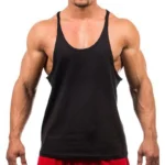 Men's Sports Gym Fitness Tank Top Y Back Fitness Lightweight Shoulder Strap Muscle Fit Tight Fitness Limit T-shirt - Image 2