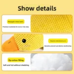 1/3PCS Things For Dogs Accessories Dog Supplies Calming Duck Squeaky Plush Toy Luxury Sleep Aid Durable Puppy Companion Pet - Image 15