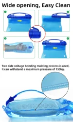 Bicycle Bike Cycling Backpack Day Pack Water Bag Storage Knapsack Trail Running Climbing Jogging Hydration Bladder Rucksack - Image 36