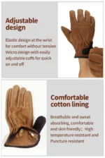 Work Gloves for Men, Work Gloves Men Heavy Duty ,Firm Grip Work Gloves,Puncture Resistant,guantes de trabajo para hombre - Image 12