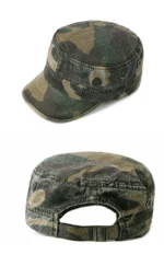 Vintage Camouflage Hats for Men Women Spring Summer Flat Top Baseball Caps Outdoor Camo Cadet Combat Fishing Cap Sunscreen Cap - Image 11