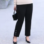 Office Formal Plus Size Pants For Women 7XL 6XL 5XL 4XL White Straight Girls High Waisted Lady Black Work Spring Summer Trousers - Image 4