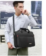 Oxford Cloth Laptop Bags Men Large Capacity Briefcase Business Travel Shoulder Pouch - Image 31