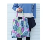 Tote Bags Flower Print Women's Grocery Handbags Outdoor Foldable Shopper Eco Shopping Bag Reusable Storage Bag Organizer Bags - Image 35