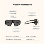 Men's Oversized Cycling Sunglasses Eyewear Bicycle Goggles Windproof Glasses Lens Road Riding Bike - Image 4