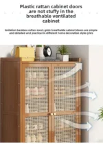 Shoe cabinet, shoe rack  household, simple indoor storage artifact, space-saving entry, and dust-proof dormitory. - Image 15