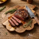 Scalloped Edge Wood Cutting Board Rustic Natural Chopping Board Intricate Handle Thickened Service Tray Cutting Meat - Image 12