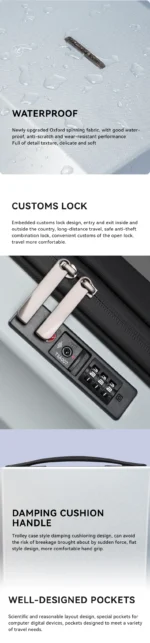 Mark Ryden ABS Anti-theft Outdoor Customised Laptop Bags Password Lock Travel Cycling Motorcycle Bags - Image 17