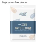 3 / 4-Piece Disposable Bed Sheet Dirty Proof Bedding Set Duvet Cover Pillowcase Thickened Non-Woven Isolation Sheets Travel - Image 8