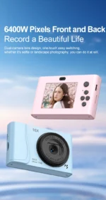 4K Digital Camera  24 Million Pixels Video Camcorder 16x Zoom Compact Cameras Auto Focus for Kids Adult Beginners Photograph - Image 14
