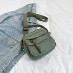 Crossbody Bag For Women Casual Style Zipper Closure Adjustable Strap Large Capacity Multi Pockets Messenger Bags Shoulder Purse - Image 7