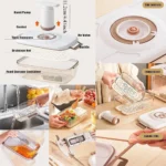 Food Vacuum Storage Box Airtight Container - Reusable Kitchen Storage Box with Drain Net and Vacuum Pump To Keep Food Fresh - Image 4