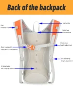Bicycle Bike Cycling Backpack Day Pack Water Bag Storage Knapsack Trail Running Climbing Jogging Hydration Bladder Rucksack - Image 15