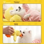 1/3PCS Things For Dogs Accessories Dog Supplies Calming Duck Squeaky Plush Toy Luxury Sleep Aid Durable Puppy Companion Pet - Image 3