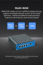 N100 Intel Celeron J5005 J6412 Fanless Mini PC 4*I226-V 2.5G LAN 1COM DP HDMI pfSense Soft Router Pokect Computer  Win11 - Image 9