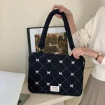 Travel Bag 15inch Portable Laptop Bags Bow with Handle Laptop Case Soft Material Cute Notebook Sleeve Travel - Image 3