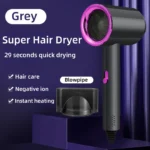 Professional hair salon hair dryer, featuring high-speed drying and ion heating functions. An essential item for travel. - Image 8