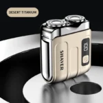 Mini Electric Smart Shaver Household Car Shaver Digital Display Dual Blade Rechargeable Shaver Powerful Beard Trimmer Tool - Image 14