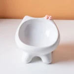 Cat Supplies Bow-Tie High-Leg Cat Bowls Large-Diameter Anti-Slip Dog Feeder Dish Cute Neck Protection Pet Food Bowls Home - Image 11