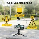 Smartphone Vlogging Kit Led Video Light Camera Rechargeable Fill Lights Portable Photography Lighting For Live Stream Video - Image 2