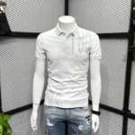 Polo Men's T-shirt Slim Fit Clothes Streetwear Top Embroidery Print With Collar Man Tee Shirts Graphic White Vintage Hot S - Image 9