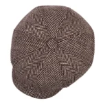 Retro Newsboy Caps Men British Painters Hats Autumn Winter Berets Herringbone Flat Cap Hip Hop Berets - Image 16