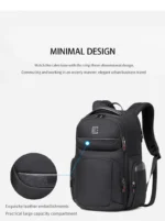 Backpack Men's Backpack, Lightweight Business Travel Computer Bag, Business Travel Bag, Large Capacity Middle School Student Bac - Image 15
