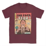 Men T-Shirts The Office Face Fear Dwight Fun Pure Cotton Tees Short Sleeve T Shirt Round Collar Clothes New Arrival - Image 14