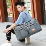 Travel Bag Large Capacity Handbag Portable Outdoor Carry Luggage Convenient Practical Male's Weekend Duffle Bags - Image 34