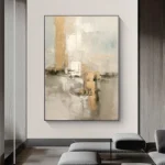 Colorful Textured Wall Art Abstract Handmade Painting On Canvas Large Wall Decor Room Decoration For Living Room Bedroom Picture - Image 12