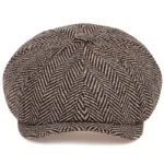 Retro Newsboy Caps Men British Painters Hats Autumn Winter Berets Herringbone Flat Cap Hip Hop Berets - Image 5