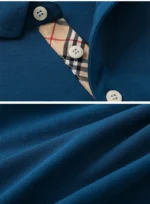 Polo shirt custom printed LOGO pattern lapel 2023 summer business leisure multi-style breathable company group diy embroidery - Image 27