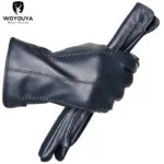 Touch Screen Leather Gloves, High-End Leather Gloves Women, Genuine Leather Winter Gloves, Keep Warm Women's Leather Gloves-2226 - Image 13