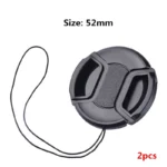 Camera Lens Cap High-quality 40.5mm 49mm 52mm 55mm 58mm 62mm 67mm 72mm 77mm 82mm Snap on Front Lens Cap for Camera - Image 14