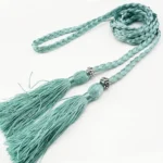 Thin Women Waistband Tassle Bow Dress Tassles Belts Braided Belts Waist Chain Waist Rope - Image 11