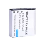 1600mAh Digital camera NP40 battery NP-40 For EX P Z1050 Z200 Z750 Z1000 Z1200 Z1080 Z30 Z40 Z50 Z55 Z57 FC100 Z700 Z600 - Image 2