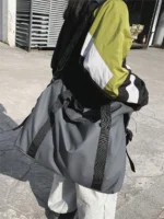 Handheld travel bag, large capacity sports and fitness bag, lightweight storage luggage bag, one shoulder crossbody travel bag - Image 3