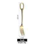 Western Dining Utensils Three-Piece Set Steak Knife Fork Soup Spoon Stainless Steel Cutlery Dishwasher Safe Dinnerware Set - Image 6