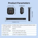 Bluetooth Remote Controller For Insta360 X5/X4/Ace Pro 2/Ace Pro Camera Ios&Android Shutter Release Button Controller - Image 14