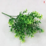 Artificial Plants Fake Leaf Foliage Bush Home Office Garden Wedding Decors - Image 18